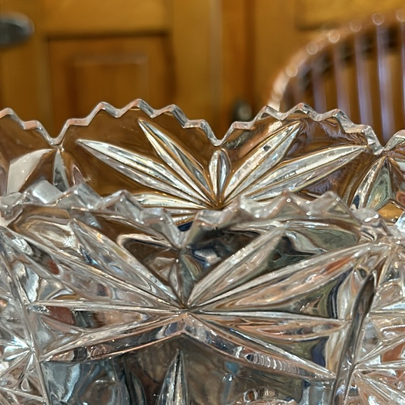 Vintage Hofbauer Germany “Byrdes” Collection Fan Style Lead Crystal Vase - Picture 12 of 15